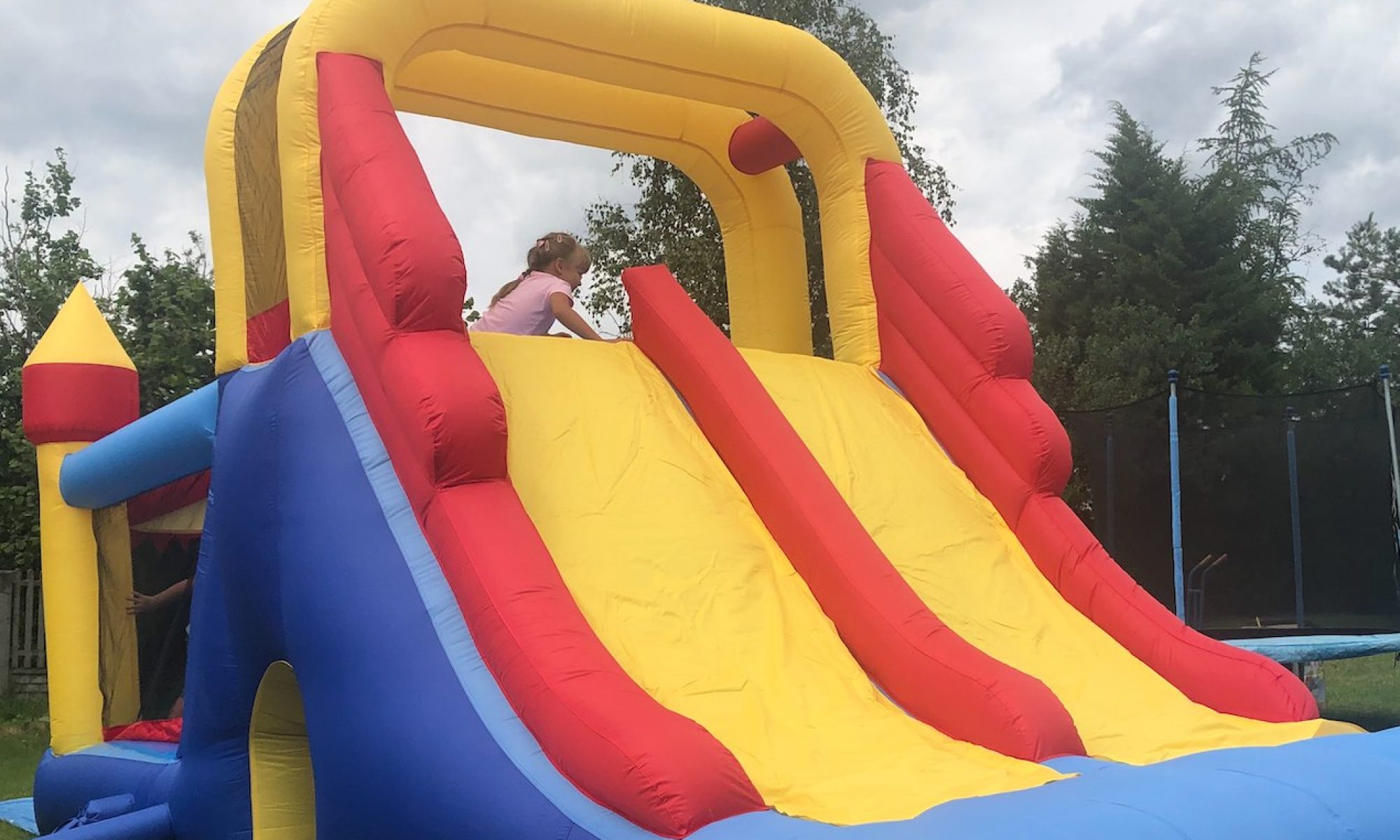 Dmuchaniec z podwójną zjeżdzalnią ( do 10lat ) - obrazek 3