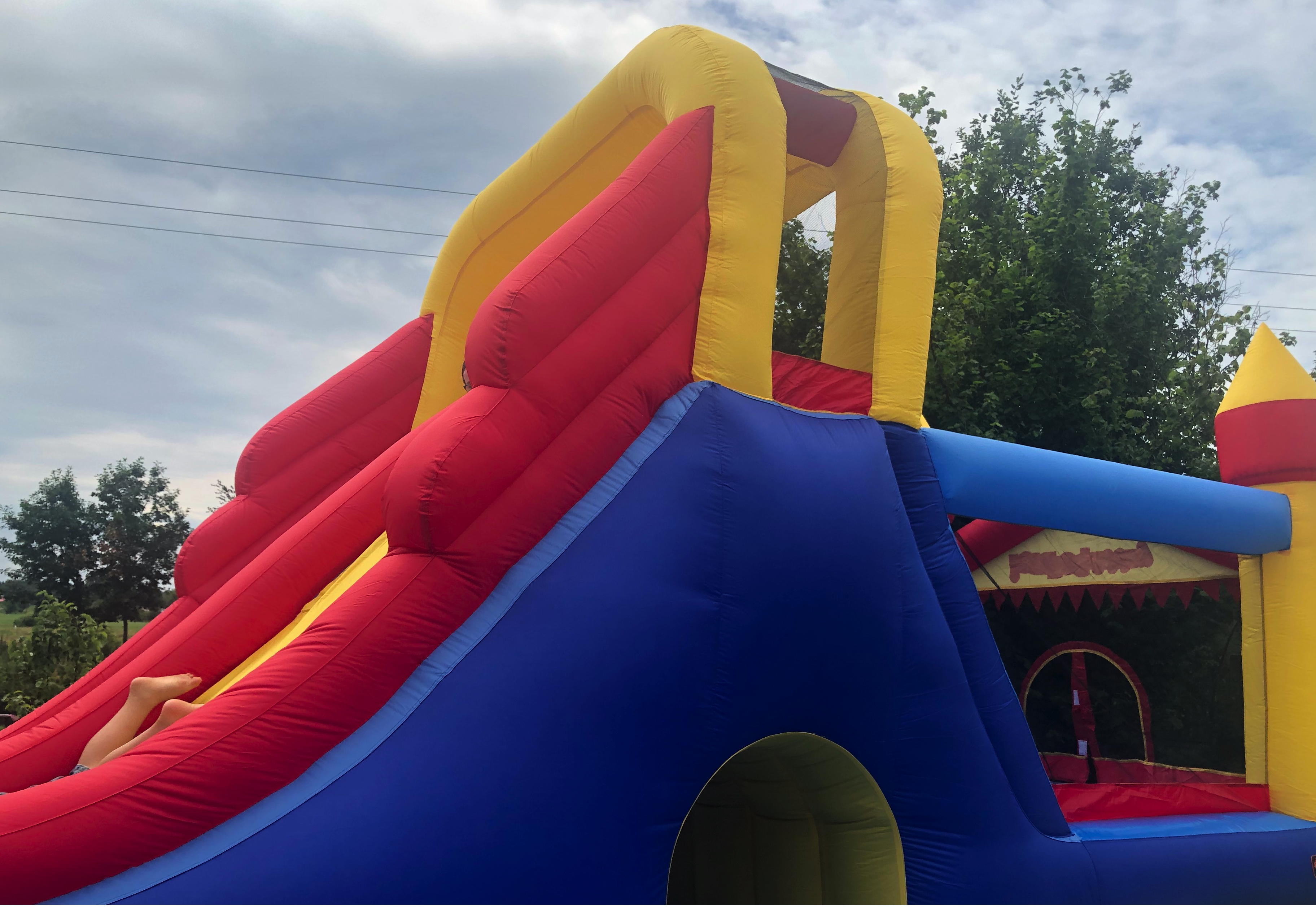 Dmuchaniec z podwójną zjeżdzalnią ( do 10lat ) - obrazek 2